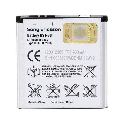 Original Sony Ericsson Bst 38 Pour W995 / Xperia X10 Mini Pro / S500i