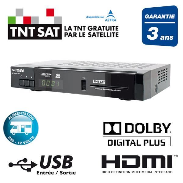 les chaînes TNT gratuites par satellite de TNT SAT (l’offre de TNT