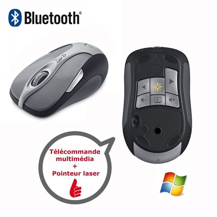 Microsoft Wireless Notebook Presenter Mouse 8000 Achat / Vente