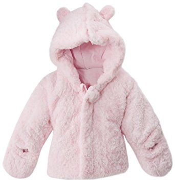 Absorba manteau fourrure bébé fille rose clair (rose) 3 mois