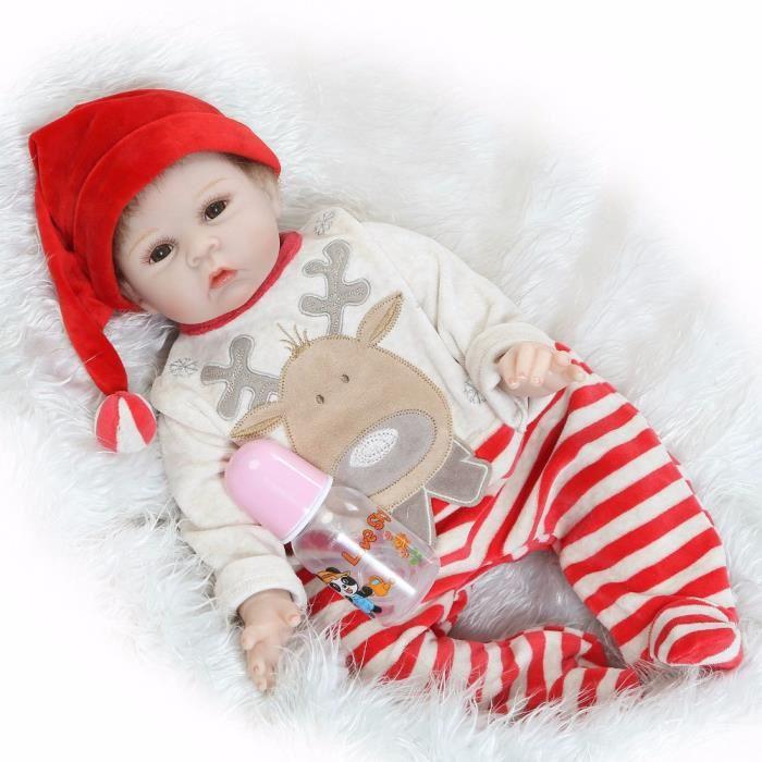 reborn babies avec rouge dessin animé Elf Vêtements poupées reborn