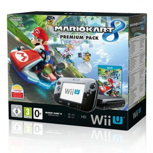 17 vendeurs pour Nintendo Wii U 32 Go Noire + Mario Kart 8 Premium