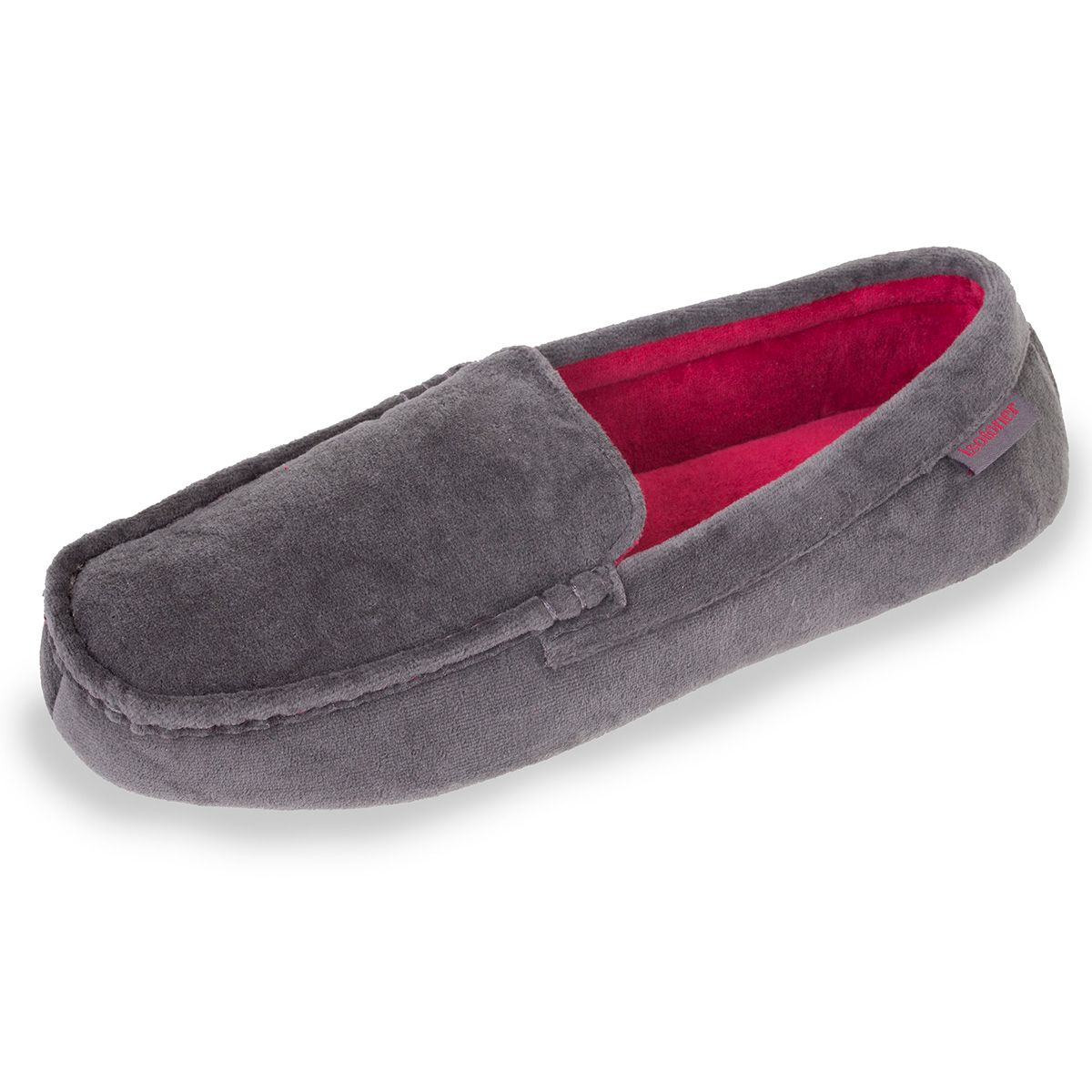 Chaussons homme : mocassins velours Isotoner