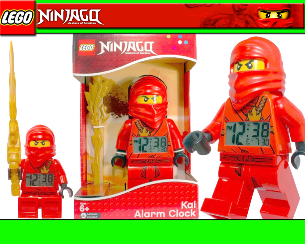 clictime lego uhren lego ninjago wecker kai die tollen lego ninjago