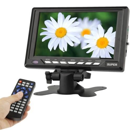 Téléviseur compatible avec systèmes SECAM + PAL + NTSC. Ecran LCD
