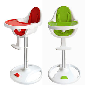 Bebe Style Moderne Pivotant 360 Chaise Haute Multi Hauteur Bebe Enfant