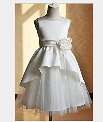 COOLER Robe de Communion robe fleur fille robe mariage pour enfants