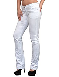 Blanc Jeans / Femme : Vêtements