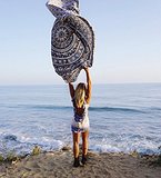 Internet Hippie Ronde Tapisserie Mandala Yoga Mat Géométrique