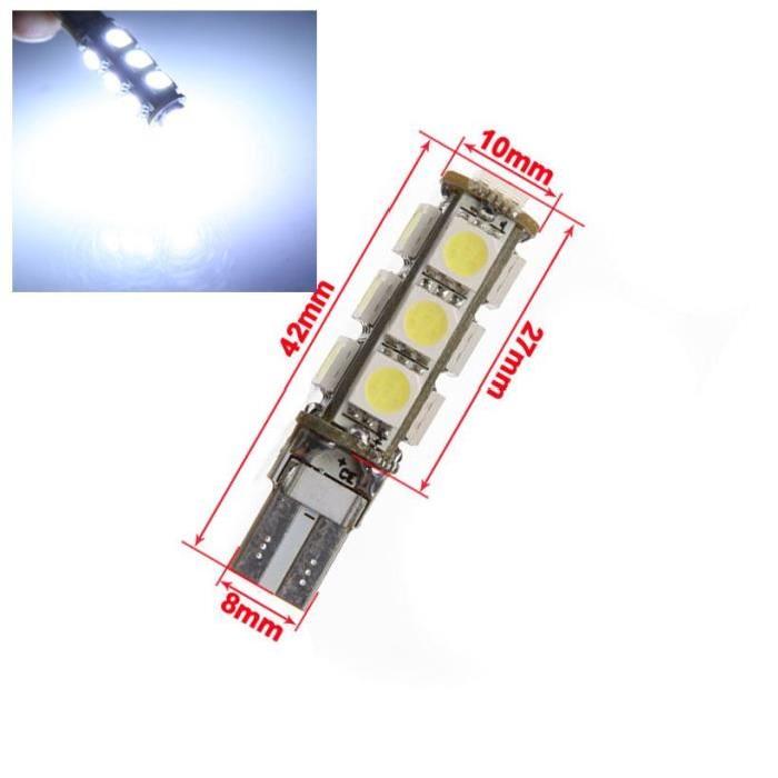 Canbus T10 194 168 W5W 5050 13 LED SMD Side Car Wedge White Light