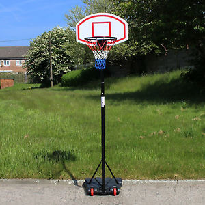 Sur Pied Basketball Filet Panier Planche Avec Ajustable Ressort Lot On