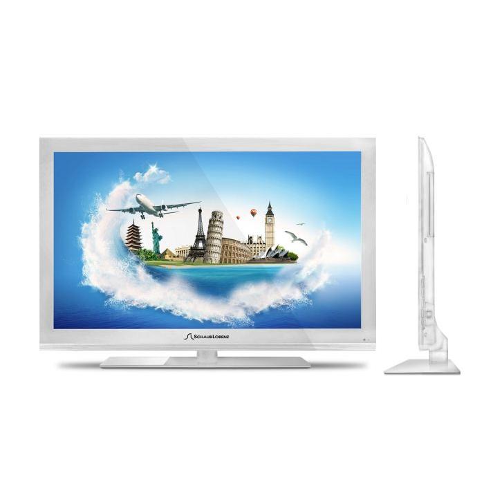 TV LED 21.5 » FULL HD GLOSSY BLANC REF : L? téléviseur led