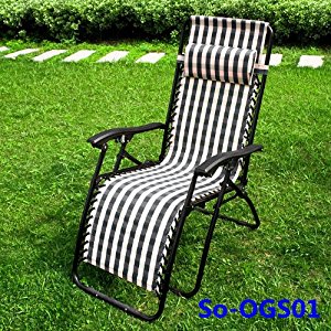 Chaise longue bain de soleil, chaise de jardin, transat métal et