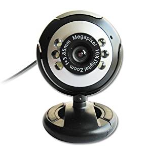 TOOGOO(R) USB 30.0M 6 LED Webcam Camera Web Cam Avec micro pour PC