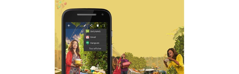Motorola Moto E 4G Smartphone débloqué 4G (8 Go Ecran : 4,5 pouces