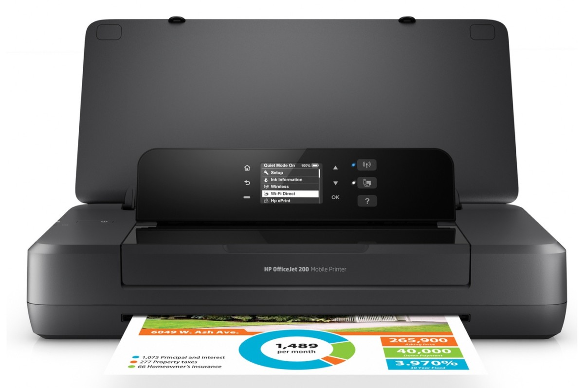 Imprimante grand format HP Officejet 200, une imprimante