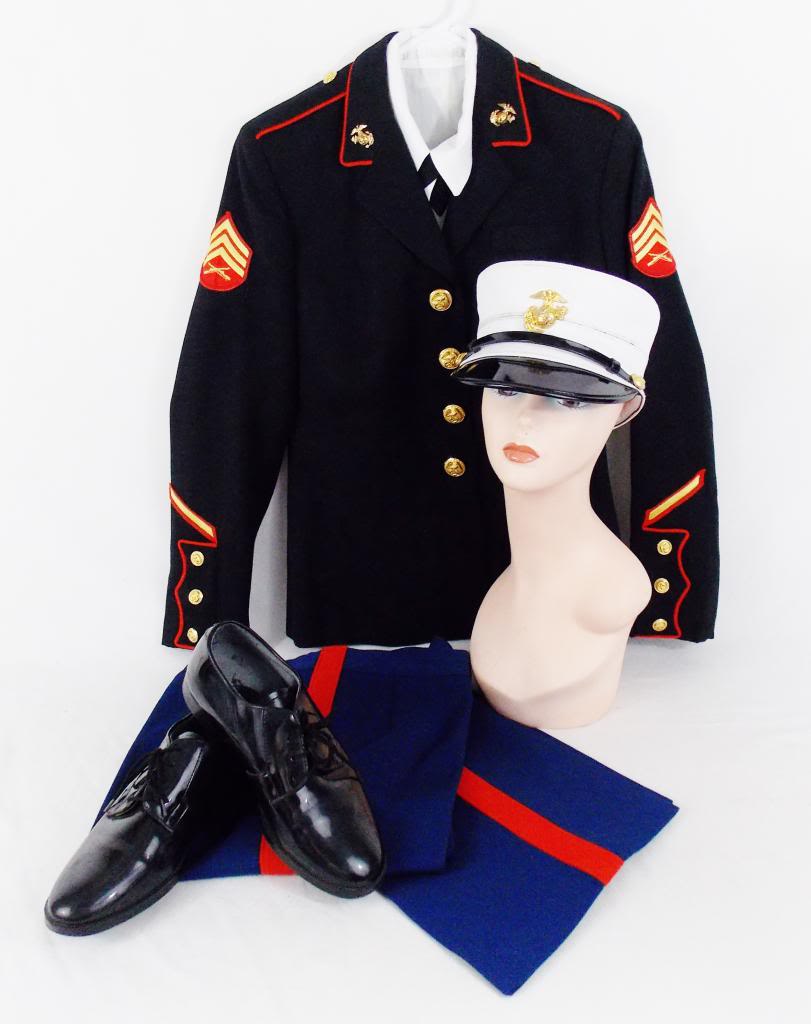 Uniforme militaire Femme complet USMC corp des Marines Americain Dress