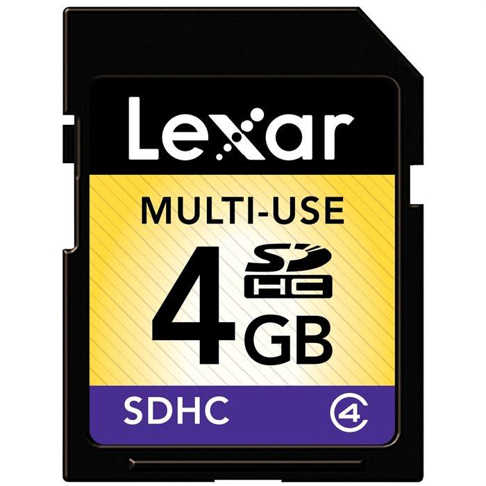 LEXAR Carte SD 4 Go classe 4 Achat / Vente carte mémoire
