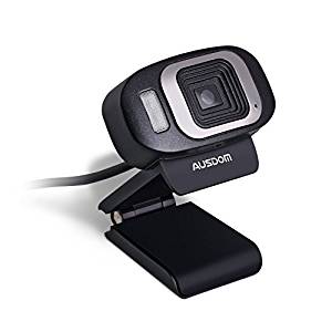 AUSDOM® Webcam Autofocus 1080P HD Webcam avec Microphone Intégré