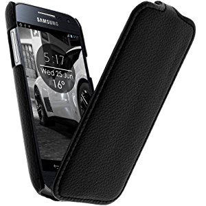 Avizar Housse Coque Etui Clapet Cuir pour Samsung Galaxy S4 Mini