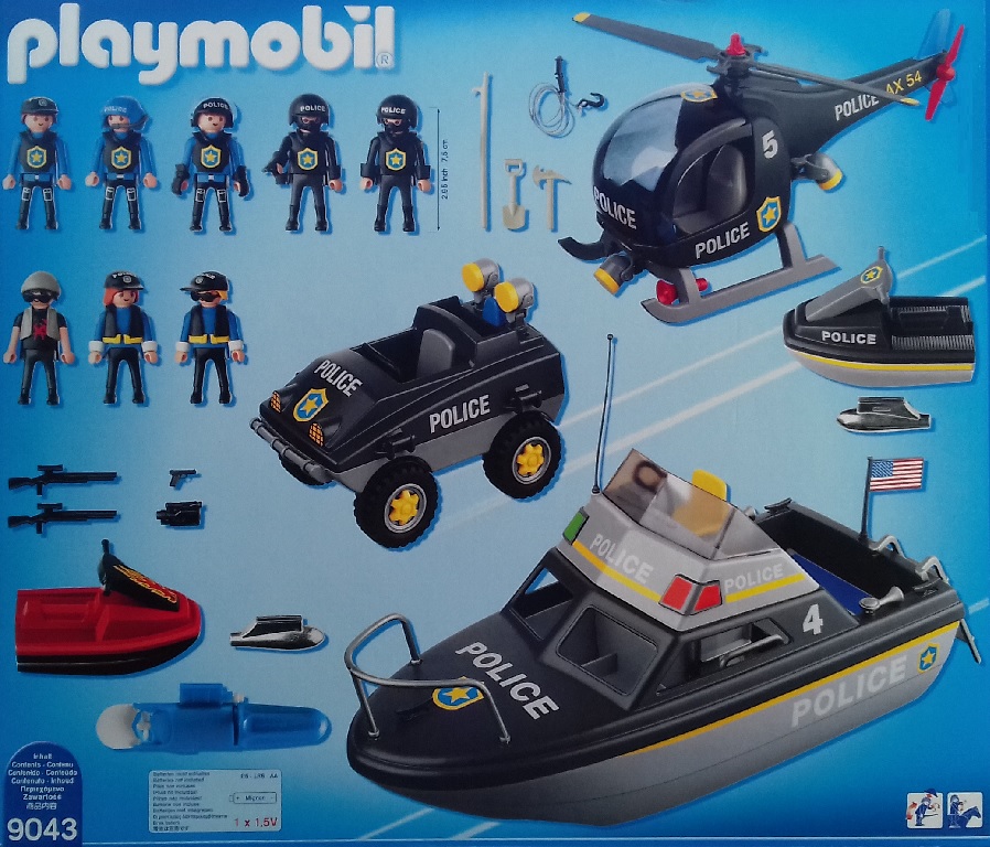 Playmobil City Action 9043 Le SWAT Véhicules des Forces Spéciales de
