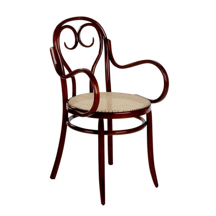 Chaise bistrot Giano en bois hêtre Noyer Achat / Vente chaise