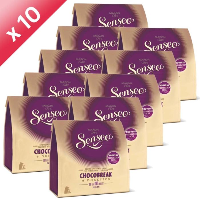 SENSEO Chocobreak 8 Dosettes 92g (x10)