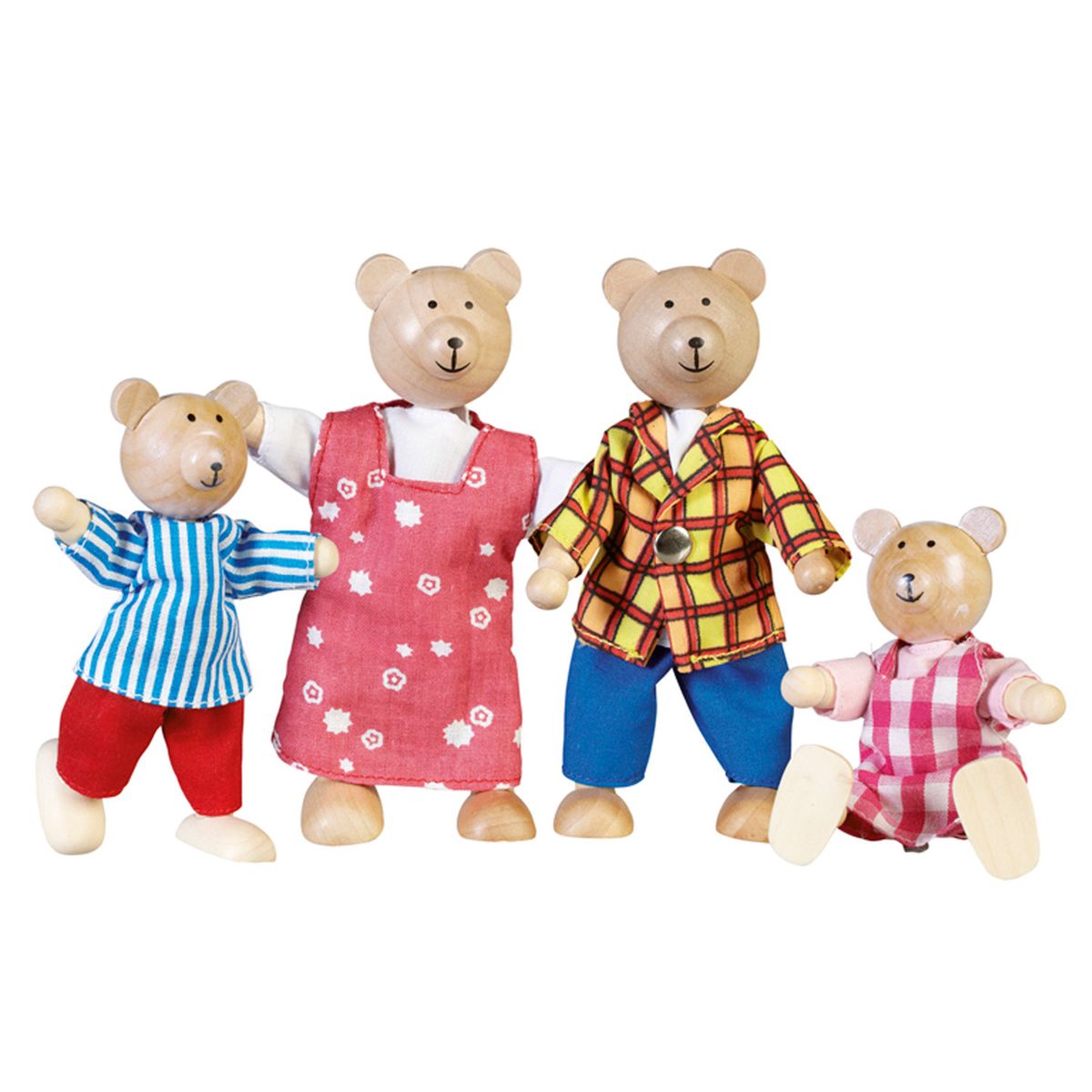 Maison de poupées : famille ours Goki