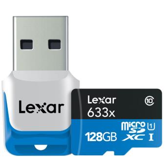 Carte MicroSDXC Lexar 128 Go Classe 10 + Lecteur USB 3.0 Carte Micro