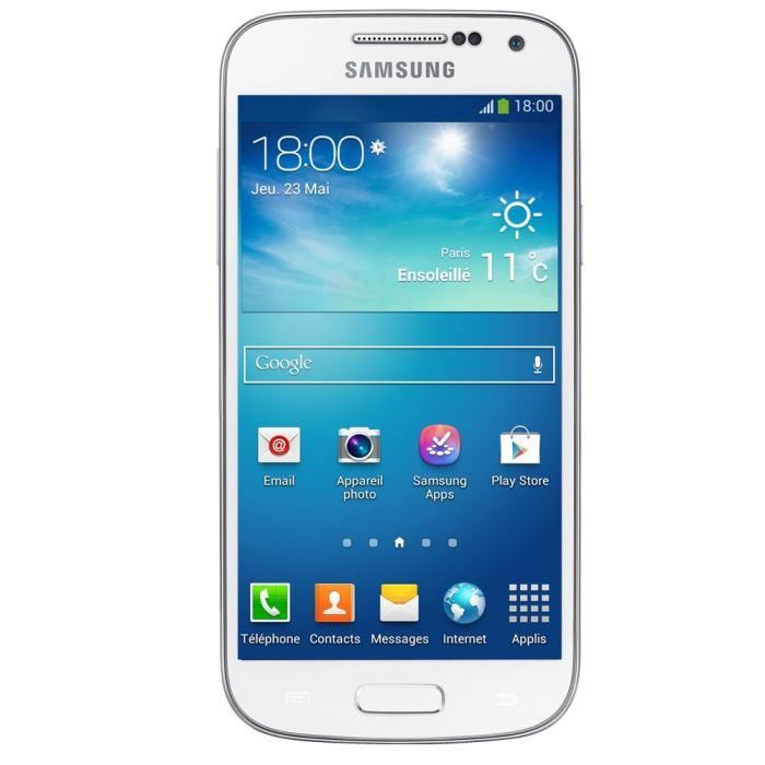 Destockage SAMSUNG Galaxy S4 Mini Blanc smartphone au meilleur prix