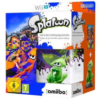 Pack Nintendo Splatoon Wii U + Figurine Amiibo Squid sur Nintendo Wii
