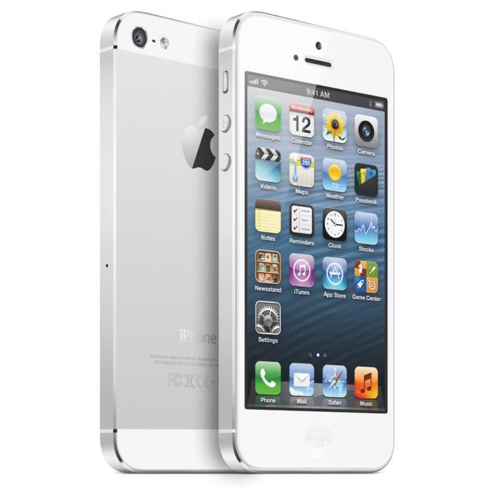iPhone 5S 64Go argent Achat smartphone pas cher, avis et meilleur
