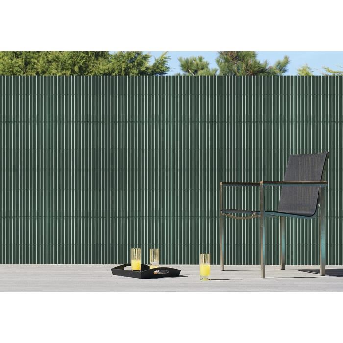 Brise vue PVC couleur Vert 1x 3 m Achat / Vente clôture grillage