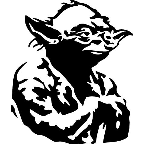 Sticker Star Wars 106 Yoda 57×67 cm Achat / Vente stickers