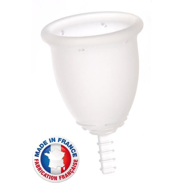 FLEURCUP CUP GRANDE TAILLE INCOLORE COUPE MENSTRUELLE FABRICATION