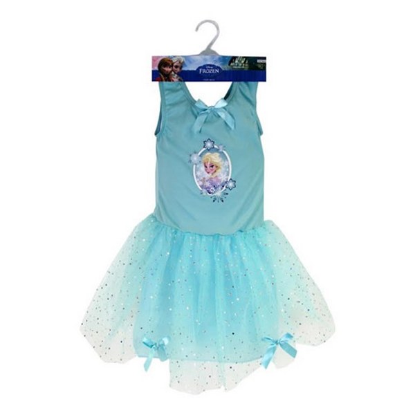 Robe Tutu LA Reine DES Neiges Frozen Costume Enfant Déguisement 3 4