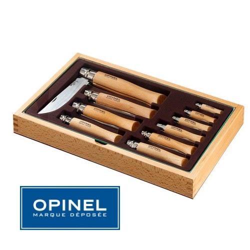 Coffret Bois Luxe Collection 10 Couteaux Opinel Achat / Vente