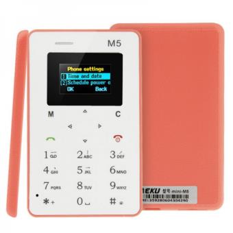 votre Téléphone portable extra fin format carte bleue micro SIM Rose