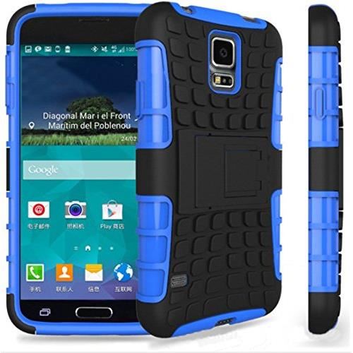 Coque Silicone Samsung Galaxy S5 mini bleu/noir Achat coque bumper