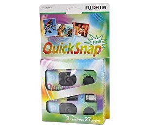 Appareil photo jetable QuickSnap bipack flash x10: High