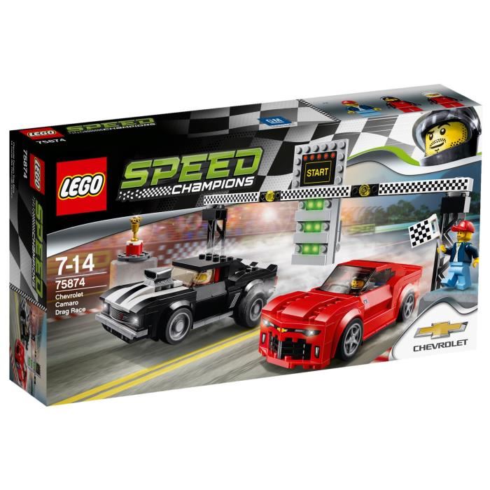 LEGO® Speed Champions 75874 La Course des Chevrolet Camaro Achat