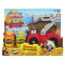 Play Doh Diggin Rigs Boomer the Tonka fire truck and Playdoh