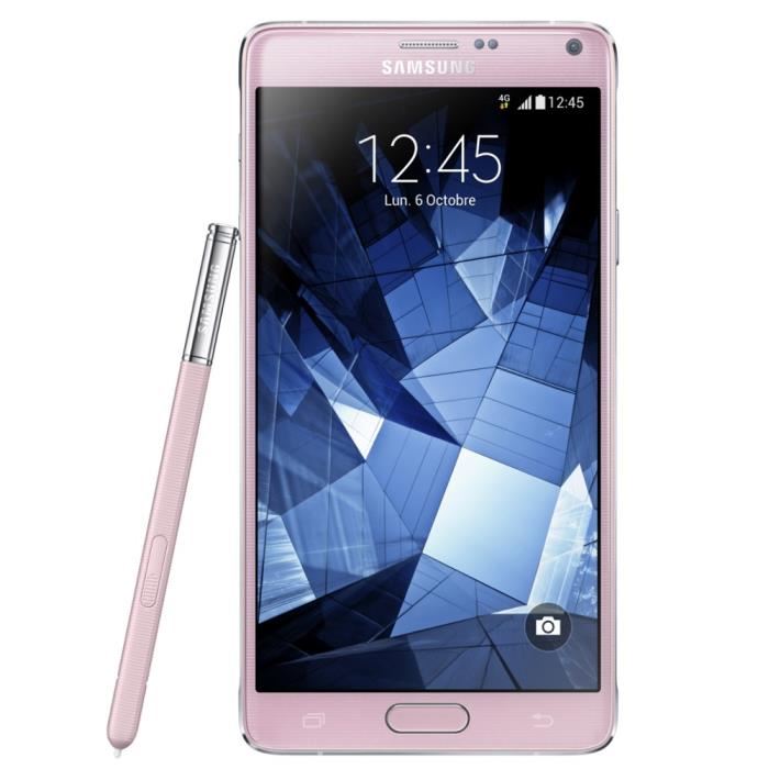 Samsung Galaxy Note 4 Rose smartphone, prix pas cher