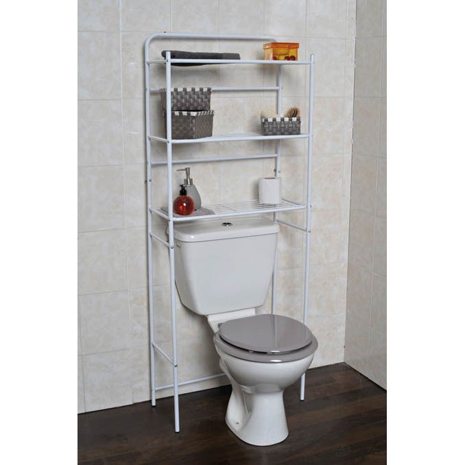 Meuble WC metal BLANC Achat / Vente colonne armoire wc Meuble WC