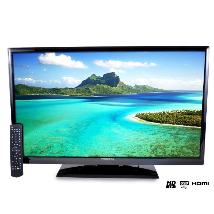 Techwood TV LED 32 » 81cm HDTV 2HDMI/USB téléviseur led