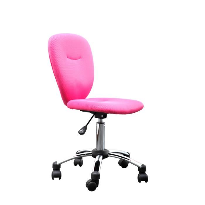 Chaise de bureau enfant rose LIZZY Achat / Vente chaise de bureau