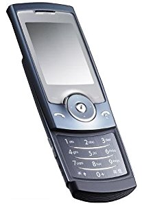 Samsung SGH U 600 Téléphone Mobile Clapet Coulissant Bleu Crystal