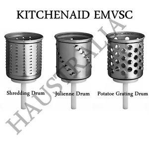 Kitchenaid Emvsc Additional Drums FOR THE Mvsa OR FPPC Attachment NEW