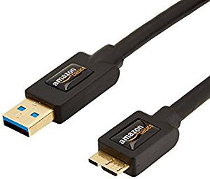 AmazonBasics Câble USB 3.0 mâle A vers micro B 0,9 m