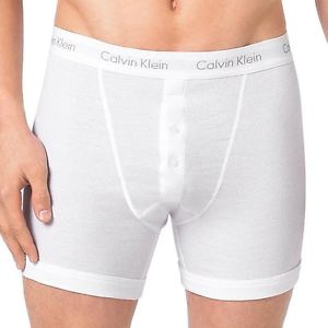 Calvin Klein Hommes Basics Braguette Boutonnée Front Caleçon Boxer 1